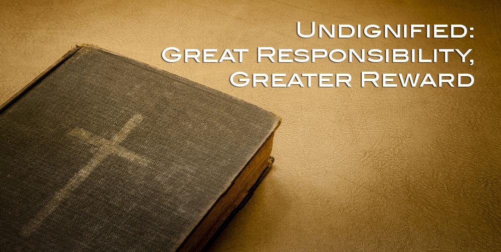 Undignified: Great Responsibility, Greater Reward