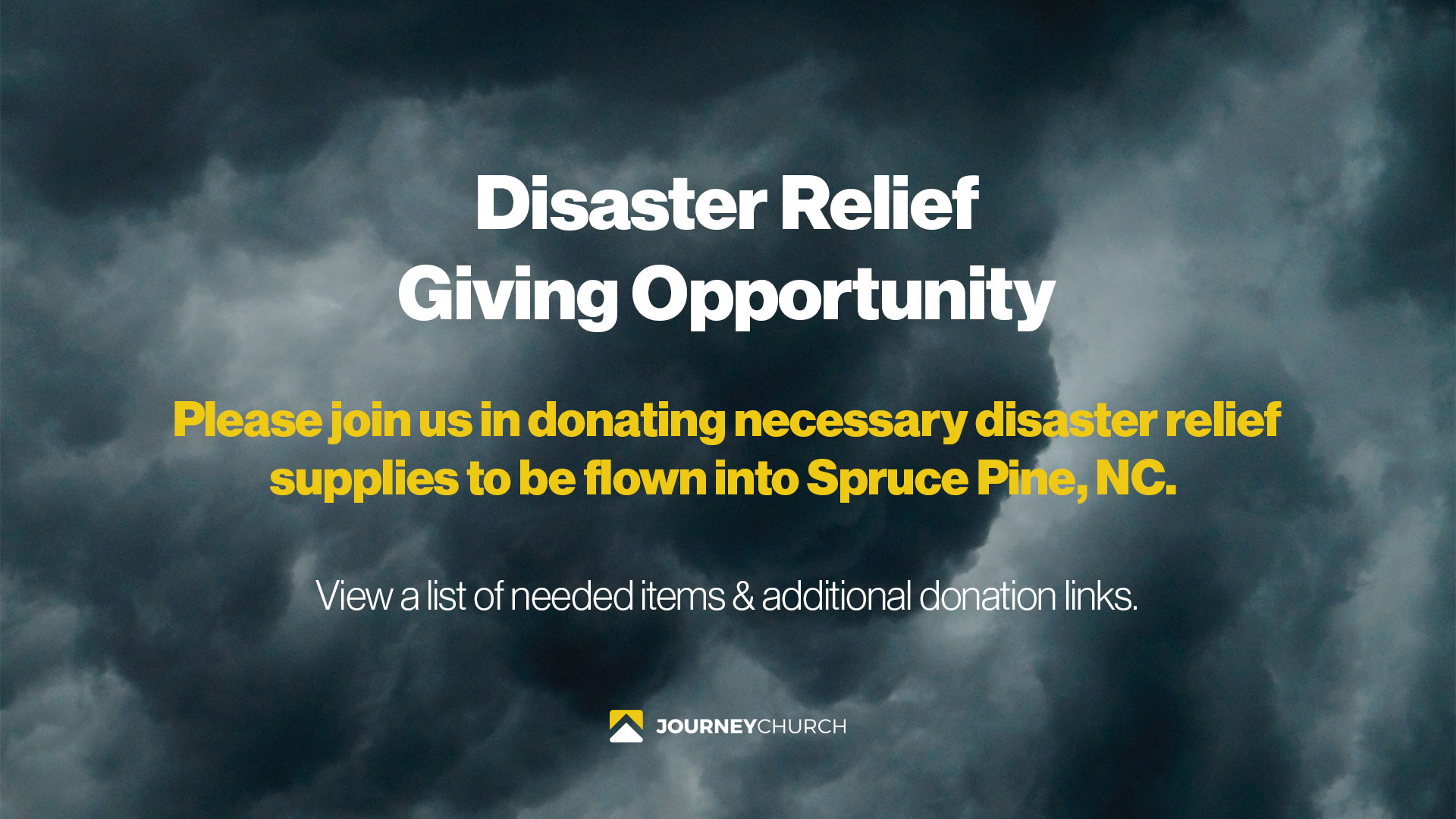 Hurricane Helene Disaster Relief